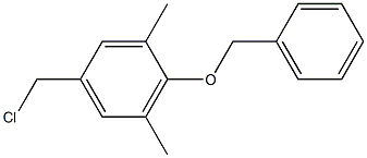 2-(benzyloxy)-5-(chloromethyl)-1,3-dimethylbenzene 结构式