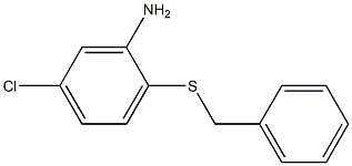 2-(benzylsulfanyl)-5-chloroaniline 结构式