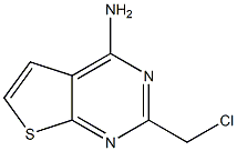 2-(chloromethyl)thieno[2,3-d]pyrimidin-4-amine 结构式