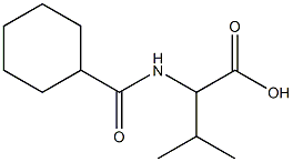 2-(cyclohexylformamido)-3-methylbutanoic acid 结构式