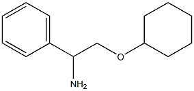 2-(cyclohexyloxy)-1-phenylethanamine 结构式