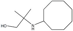 2-(cyclooctylamino)-2-methylpropan-1-ol 结构式