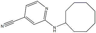 2-(cyclooctylamino)pyridine-4-carbonitrile 结构式