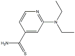 2-(diethylamino)pyridine-4-carbothioamide 结构式