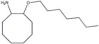 2-(heptyloxy)cyclooctan-1-amine 结构式