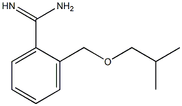 2-(isobutoxymethyl)benzenecarboximidamide 结构式