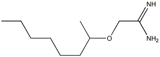 2-(octan-2-yloxy)ethanimidamide 结构式
