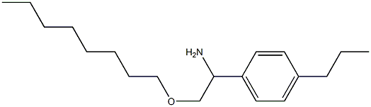 2-(octyloxy)-1-(4-propylphenyl)ethan-1-amine 结构式
