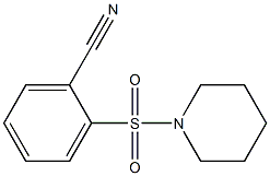 2-(piperidine-1-sulfonyl)benzonitrile 结构式