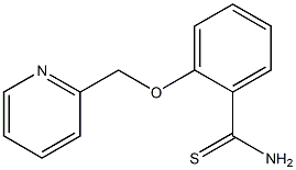 2-(pyridin-2-ylmethoxy)benzenecarbothioamide 结构式