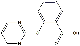 2-(pyrimidin-2-ylthio)benzoic acid 结构式