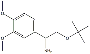 2-(tert-butoxy)-1-(3,4-dimethoxyphenyl)ethan-1-amine 结构式