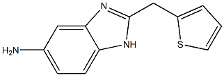 2-(thien-2-ylmethyl)-1H-benzimidazol-5-amine 结构式