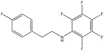 2,3,4,5,6-pentafluoro-N-[2-(4-fluorophenyl)ethyl]aniline 结构式