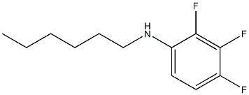 2,3,4-trifluoro-N-hexylaniline 结构式