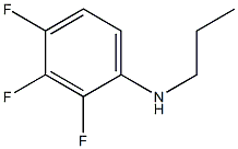 2,3,4-trifluoro-N-propylaniline 结构式