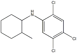 2,4,5-trichloro-N-(2-methylcyclohexyl)aniline 结构式