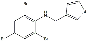 2,4,6-tribromo-N-(thiophen-3-ylmethyl)aniline 结构式