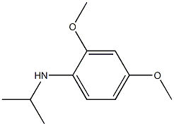 2,4-dimethoxy-N-(propan-2-yl)aniline 结构式