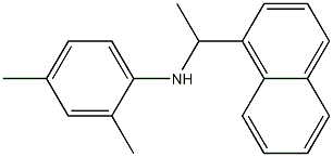 2,4-dimethyl-N-[1-(naphthalen-1-yl)ethyl]aniline 结构式