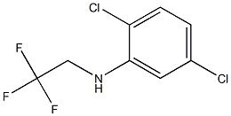 2,5-dichloro-N-(2,2,2-trifluoroethyl)aniline 结构式