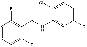 2,5-dichloro-N-[(2,6-difluorophenyl)methyl]aniline 结构式
