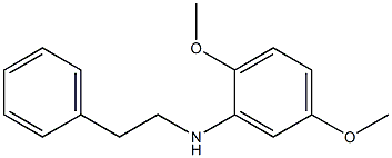 2,5-dimethoxy-N-(2-phenylethyl)aniline 结构式