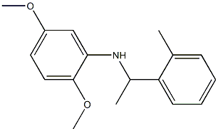 2,5-dimethoxy-N-[1-(2-methylphenyl)ethyl]aniline 结构式