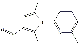 2,5-dimethyl-1-(6-methylpyridin-2-yl)-1H-pyrrole-3-carbaldehyde 结构式