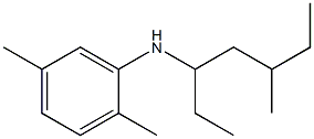 2,5-dimethyl-N-(5-methylheptan-3-yl)aniline 结构式