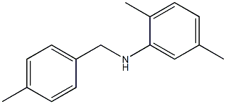 2,5-dimethyl-N-[(4-methylphenyl)methyl]aniline 结构式
