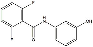 2,6-difluoro-N-(3-hydroxyphenyl)benzamide 结构式