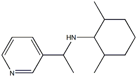 2,6-dimethyl-N-[1-(pyridin-3-yl)ethyl]cyclohexan-1-amine 结构式