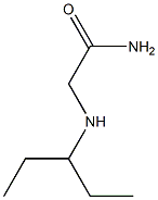 2-[(1-ethylpropyl)amino]acetamide 结构式