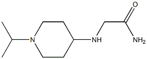 2-[(1-isopropylpiperidin-4-yl)amino]acetamide 结构式