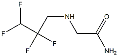 2-[(2,2,3,3-tetrafluoropropyl)amino]acetamide 结构式