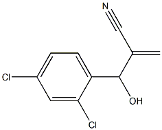 2-[(2,4-dichlorophenyl)(hydroxy)methyl]prop-2-enenitrile 结构式