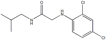 2-[(2,4-dichlorophenyl)amino]-N-(2-methylpropyl)acetamide 结构式