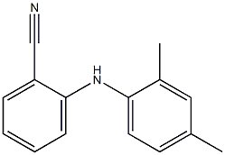 2-[(2,4-dimethylphenyl)amino]benzonitrile 结构式