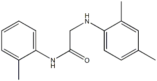 2-[(2,4-dimethylphenyl)amino]-N-(2-methylphenyl)acetamide 结构式