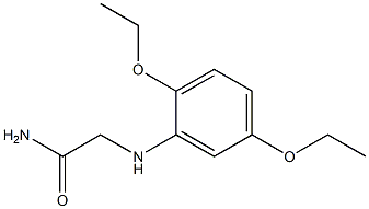 2-[(2,5-diethoxyphenyl)amino]acetamide 结构式