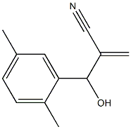 2-[(2,5-dimethylphenyl)(hydroxy)methyl]prop-2-enenitrile 结构式