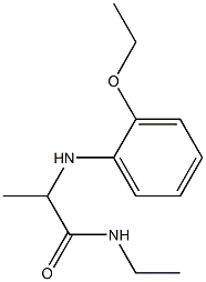 2-[(2-ethoxyphenyl)amino]-N-ethylpropanamide 结构式