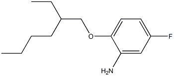 2-[(2-ethylhexyl)oxy]-5-fluoroaniline 结构式