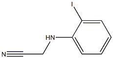 2-[(2-iodophenyl)amino]acetonitrile 结构式