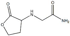 2-[(2-oxooxolan-3-yl)amino]acetamide 结构式