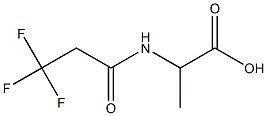 2-[(3,3,3-trifluoropropanoyl)amino]propanoic acid 结构式