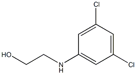 2-[(3,5-dichlorophenyl)amino]ethan-1-ol 结构式