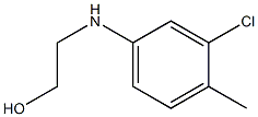 2-[(3-chloro-4-methylphenyl)amino]ethan-1-ol 结构式