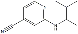 2-[(3-methylbutan-2-yl)amino]pyridine-4-carbonitrile 结构式